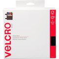 Velcro Brand Reclosable Fastener, 30 ft, 3/4" Wd, Black 91137